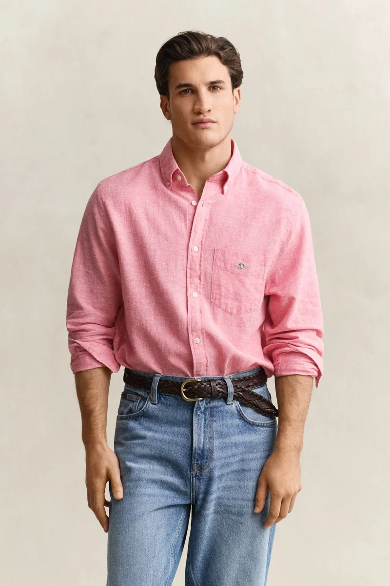 GANT Regular Cotton Linen Shirt